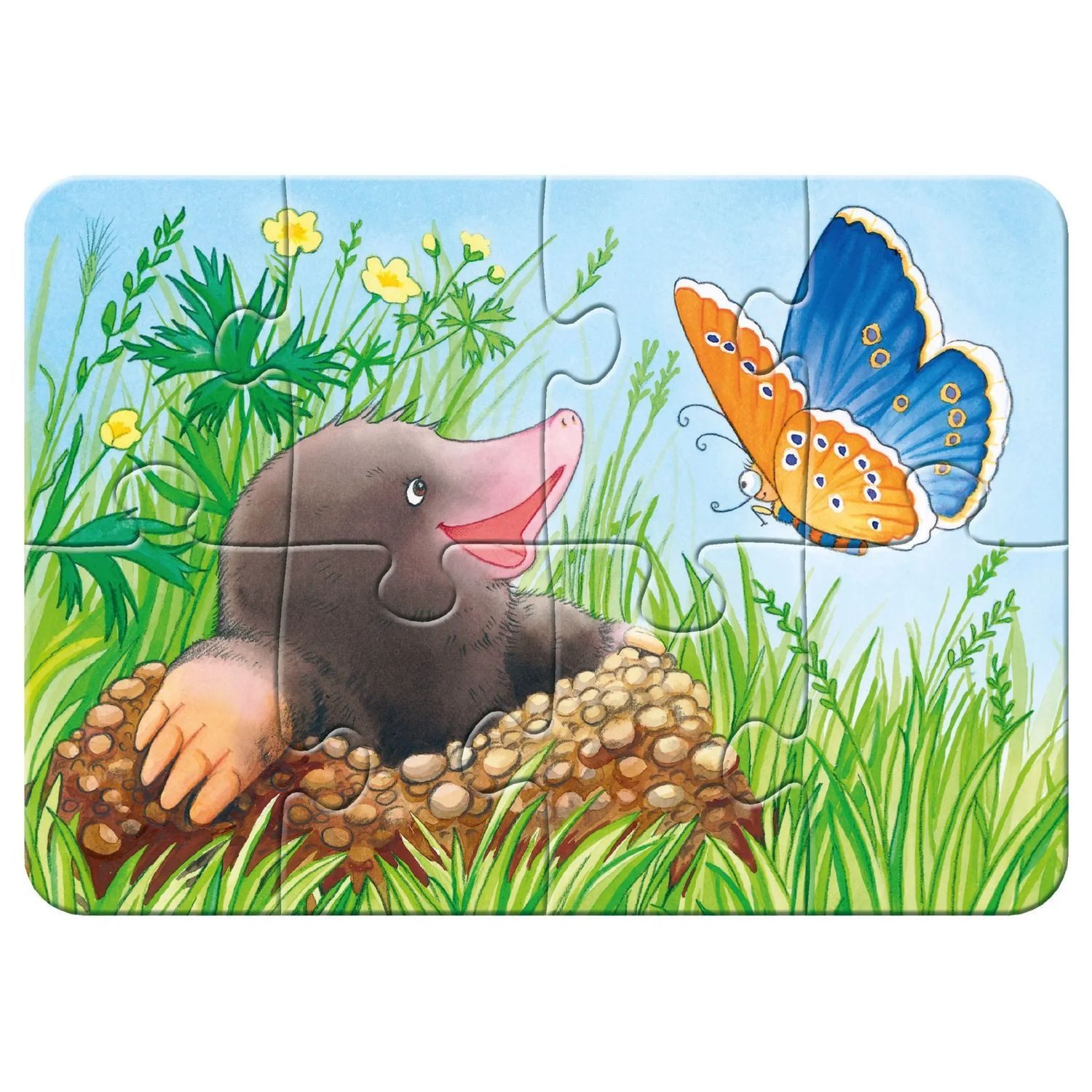 Ravensburger Puzzle Süße Gartenbewohner. My first Puzzles. 4 Motive, Puzzleteile