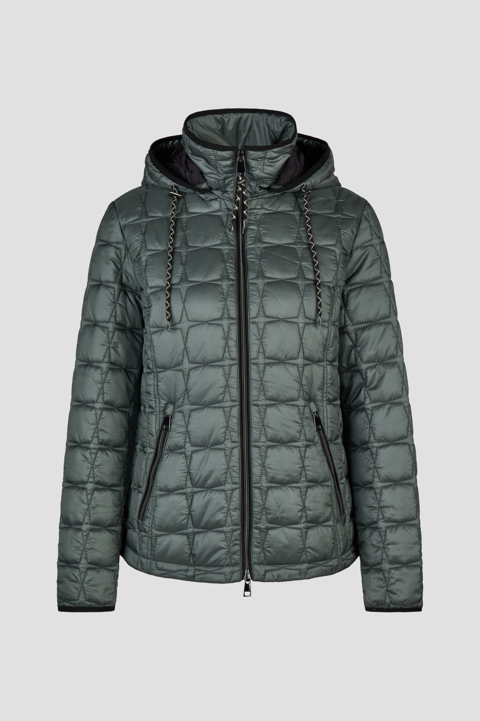Barbara Lebek Langjacke Jacke Sandwichstepp 658 misty sage