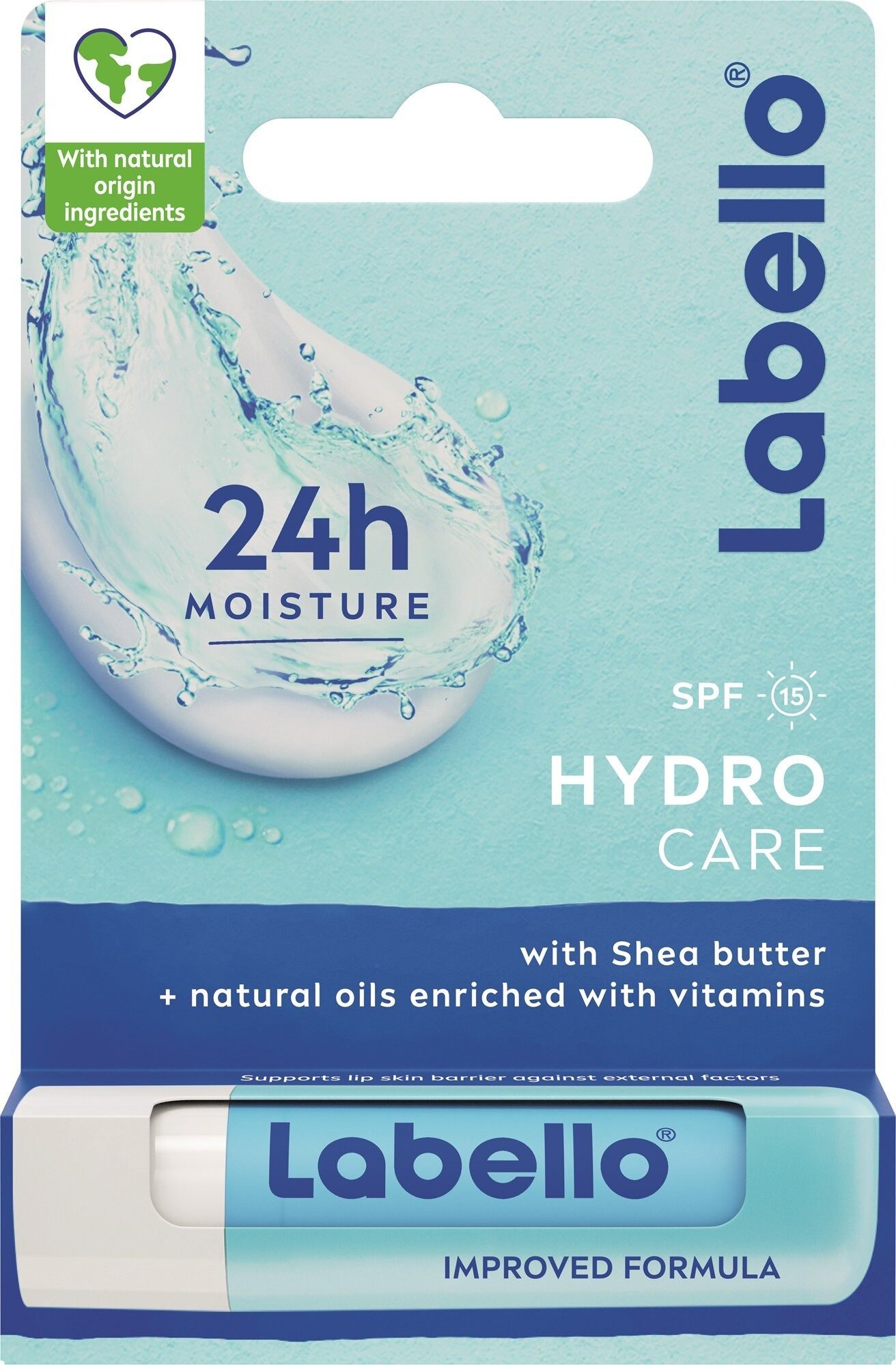 Labello Lippenbalsam Labello Hydro Care 24h-Feuchtigkeits-Lippenbalsam SPF15