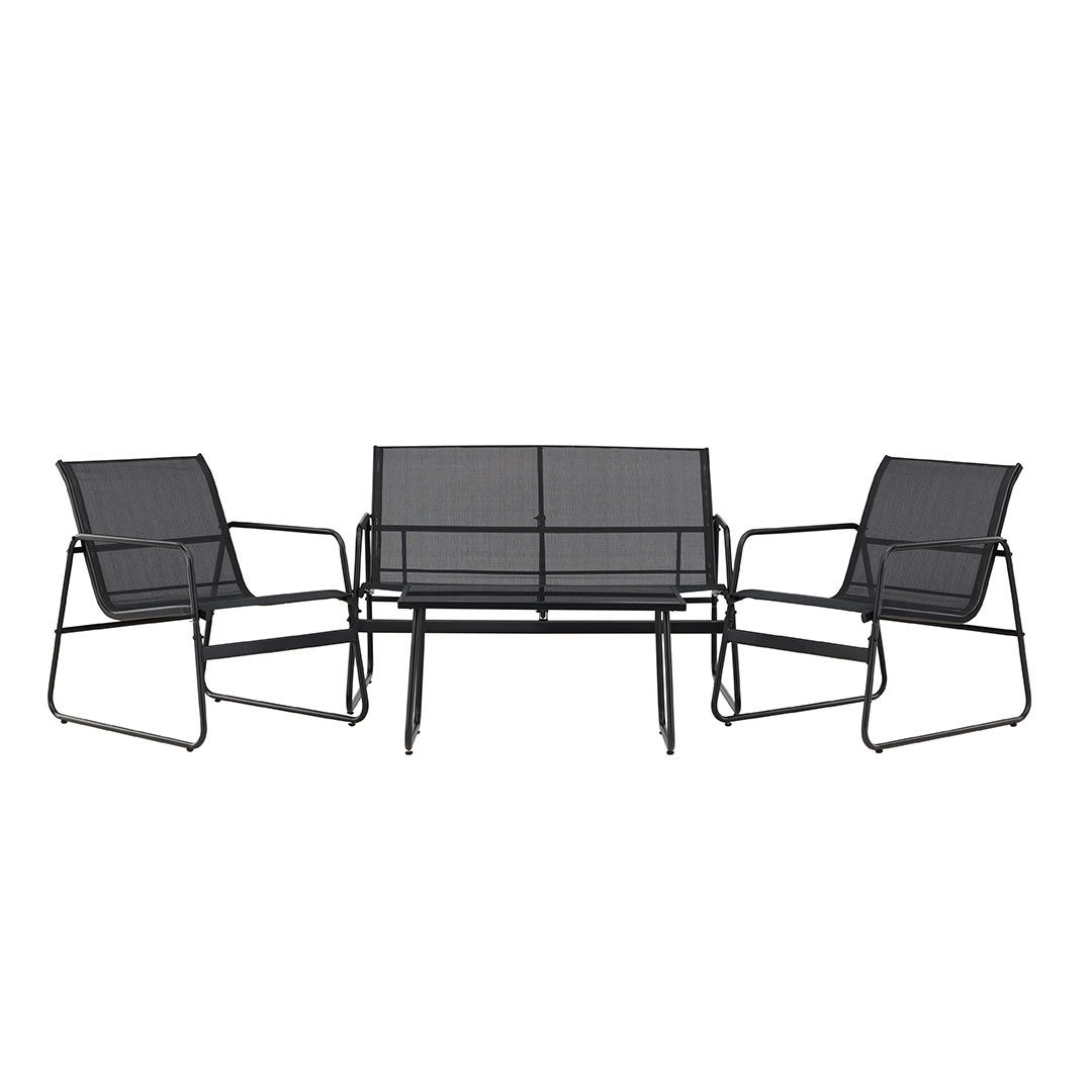 Gartenlounge-Set Scopello Loungeset 1 Sofa, 2 Stühle, 1 Couchtisch