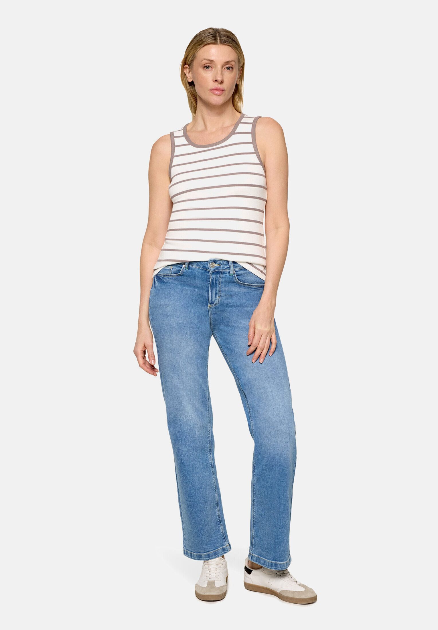 Cartoon T-Shirt Damen mit Rundhalsausschnitt (1-tlg)