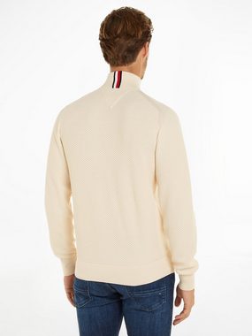 Tommy Hilfiger Troyer OVAL STRUCTURE ZIP MOCK