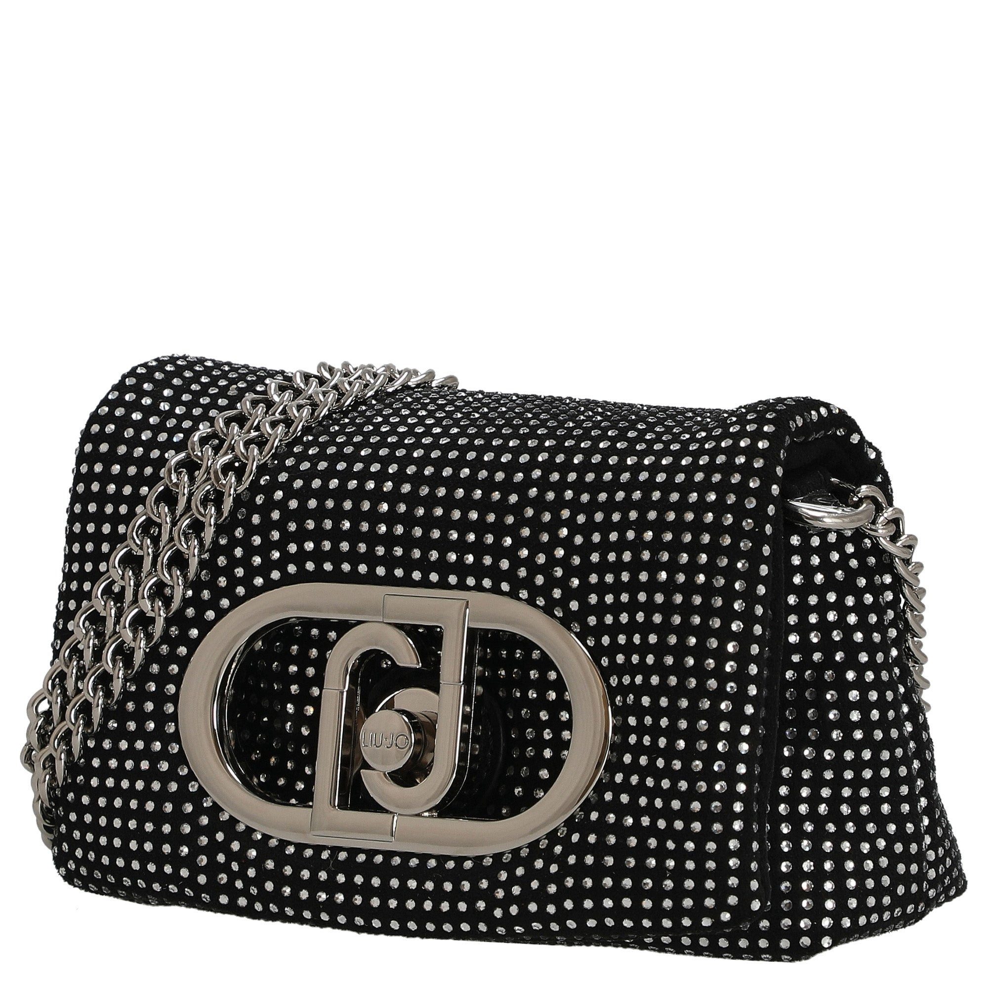 Liu Jo Umhängetasche Lapuffy - Umhängetasche XS 14 cm (nero/steel)