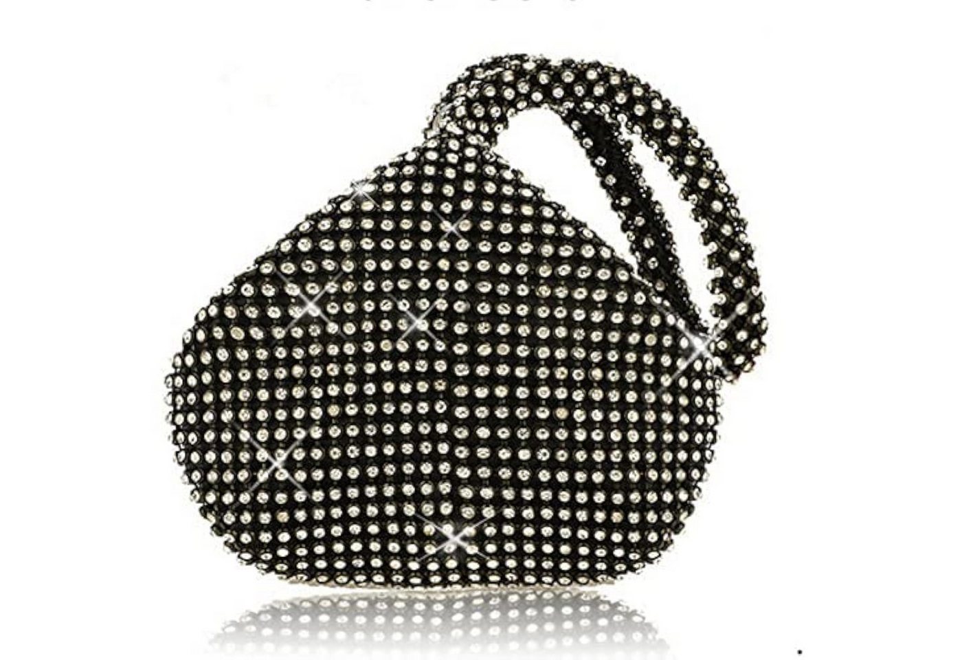 nsihing Clutch Damen Strass Clutch Abendtaschen Sparkly Glitter Triangle Geldbörse, für Party Abschlussball Hochzeit