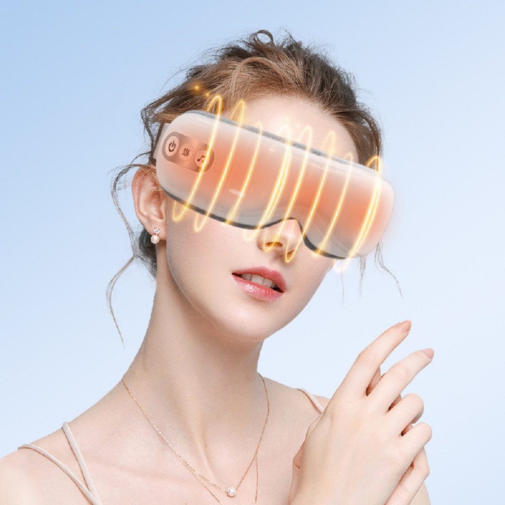 LIANNA Augenmaske Augenmassagegerät mit Wärme, Bluetooth, 5 Modi, wiederaufladbar, 1-tlg., Kein Set (1x Augenmassagegerät), Wärmefunktion, 5 Modi, Bluetooth-Musik, faltbar, wiederaufladbar