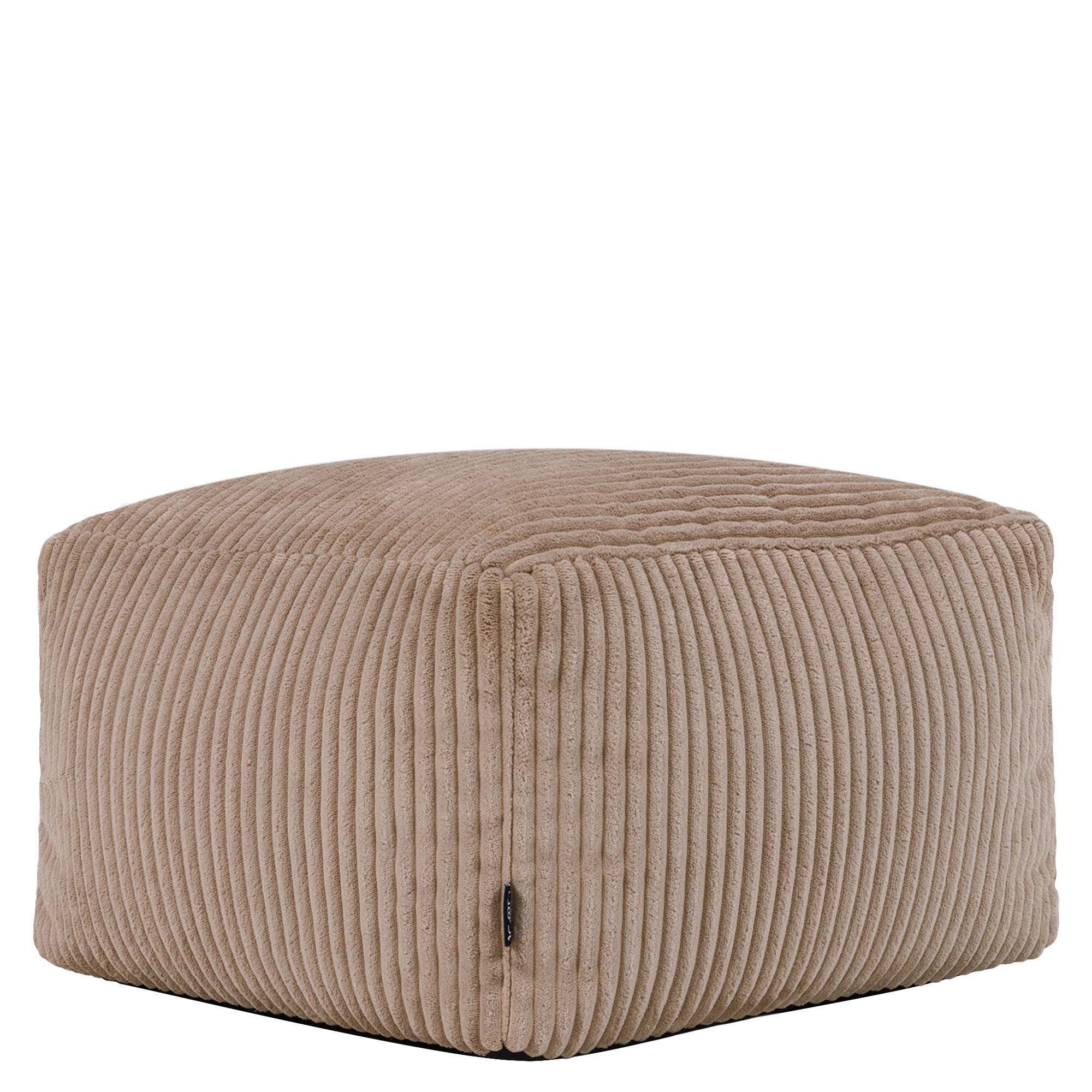 icon Pouf aus Cord „Amara“, mit Füllung günstig online kaufen