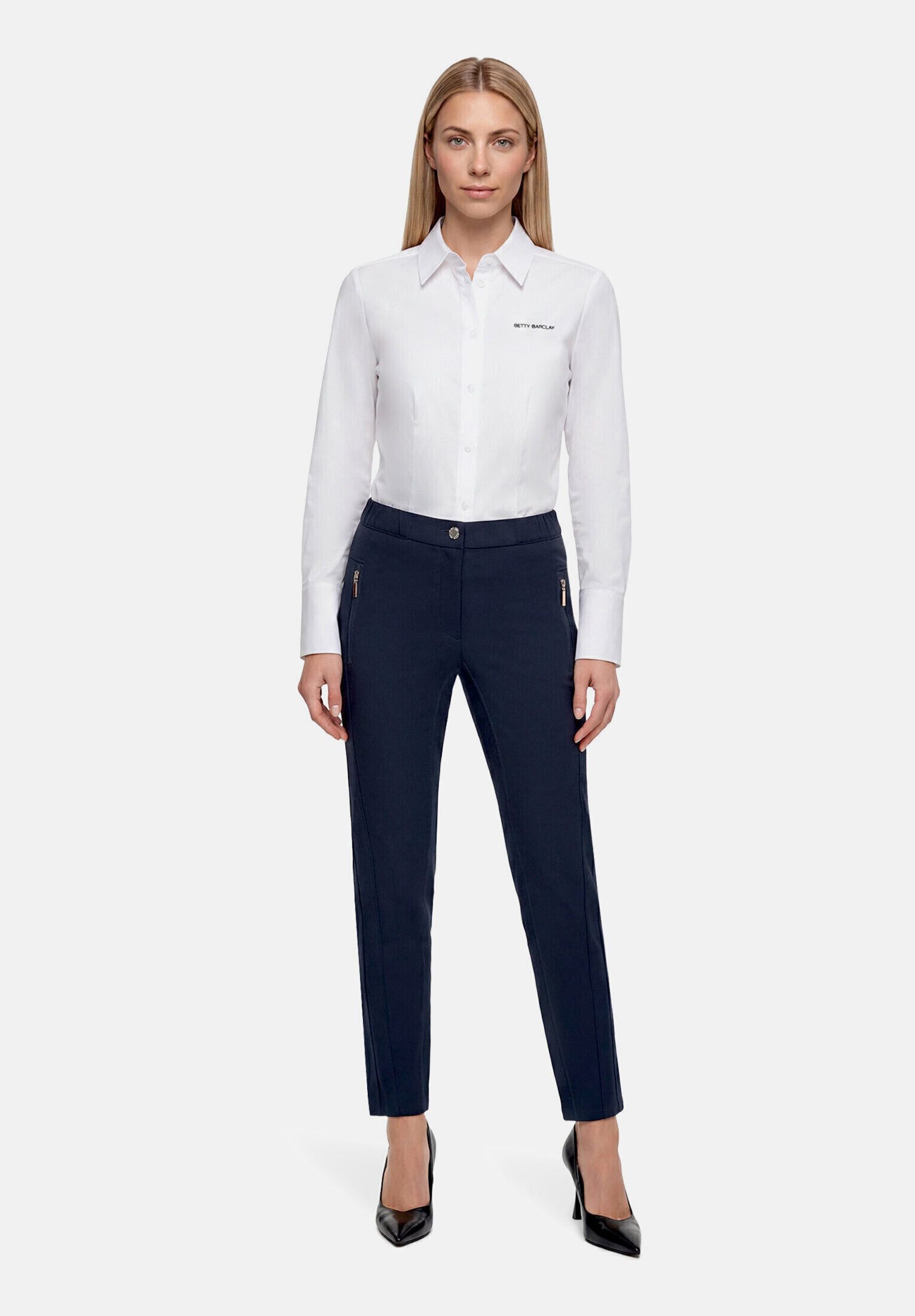 Betty Barclay Stretch-Hose Damen mit elastischem Bund Reißverschluss