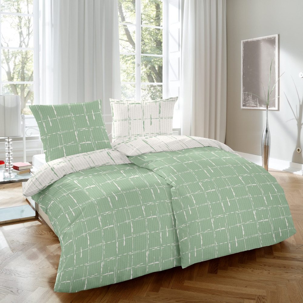 H.G. Hahn Haustextilien Bettwäsche Soft-Seersucker-Bettwäsche H.G. günstig online kaufen