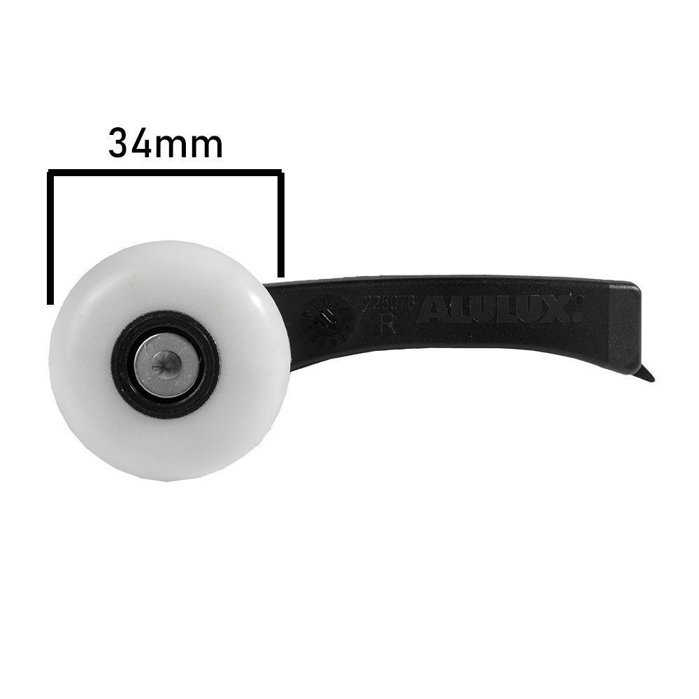 Alulux Rollladenaufhängung Arretierung CD78/D für Detolux Rolltor CD78 2er Set L / R