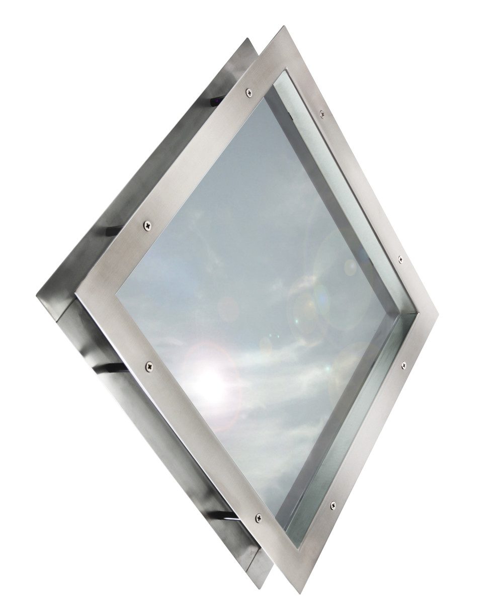 Fenster Edelstahl Bullauge TBAK-260 BS Quadrat günstig online kaufen