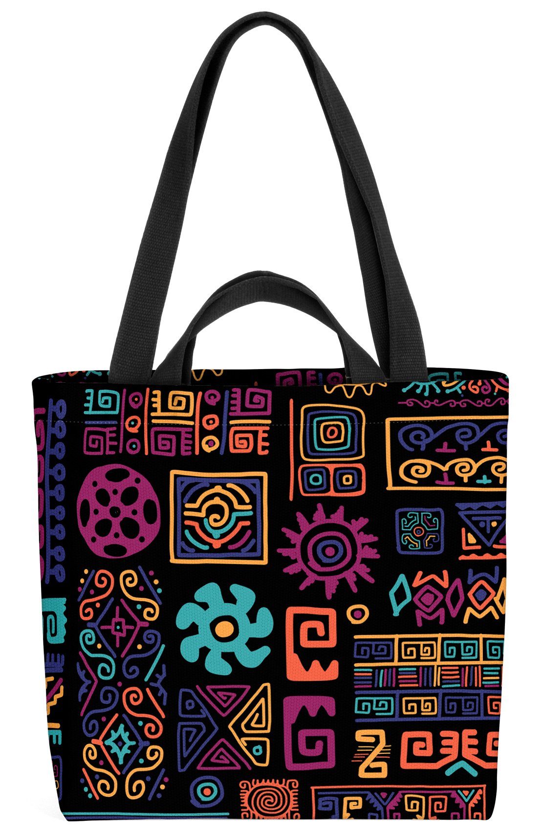 VOID Henkeltasche (1-tlg), Ethnisches mexikanisch afrikanisch ornament griechisch Muster ethnisch