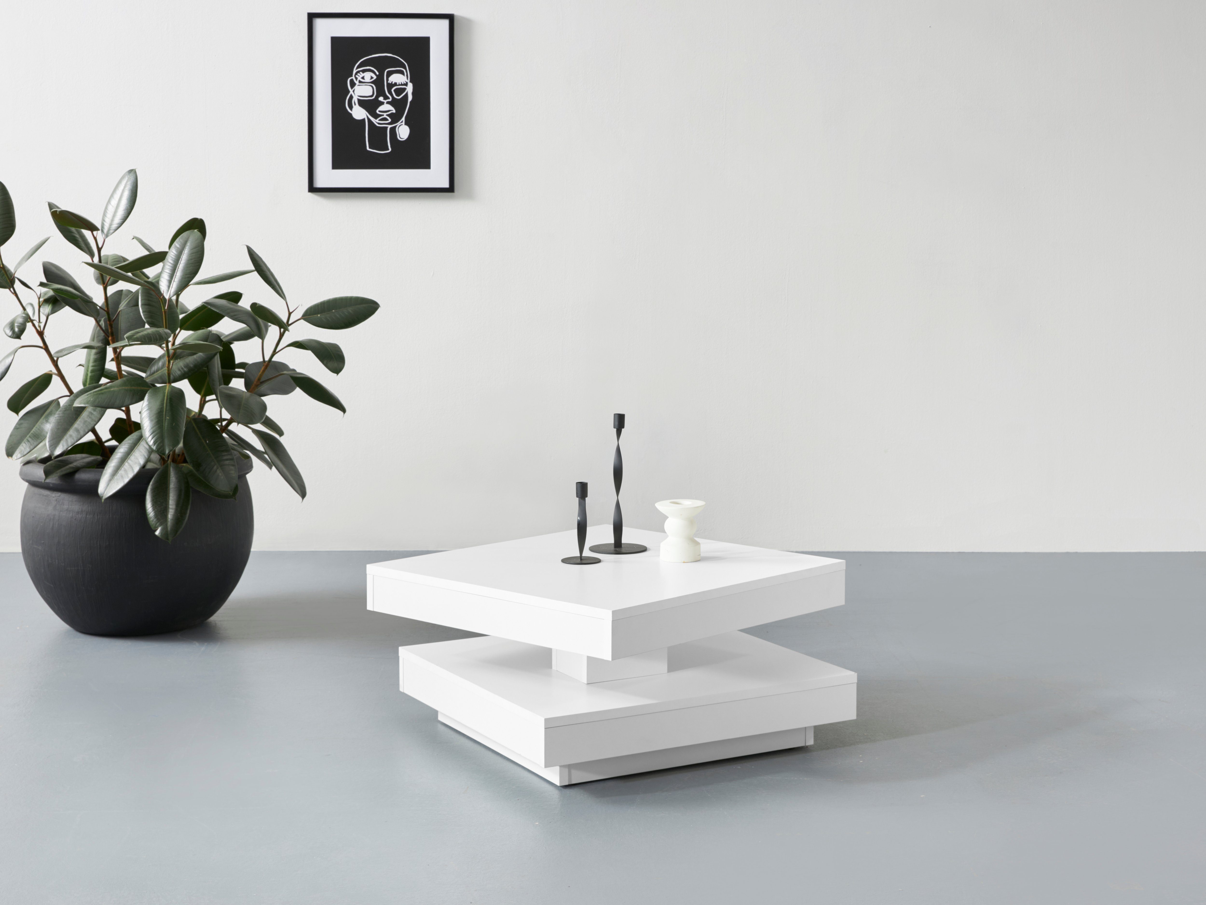 Home affaire Couchtisch BEN, mit drehbarer günstig online kaufen