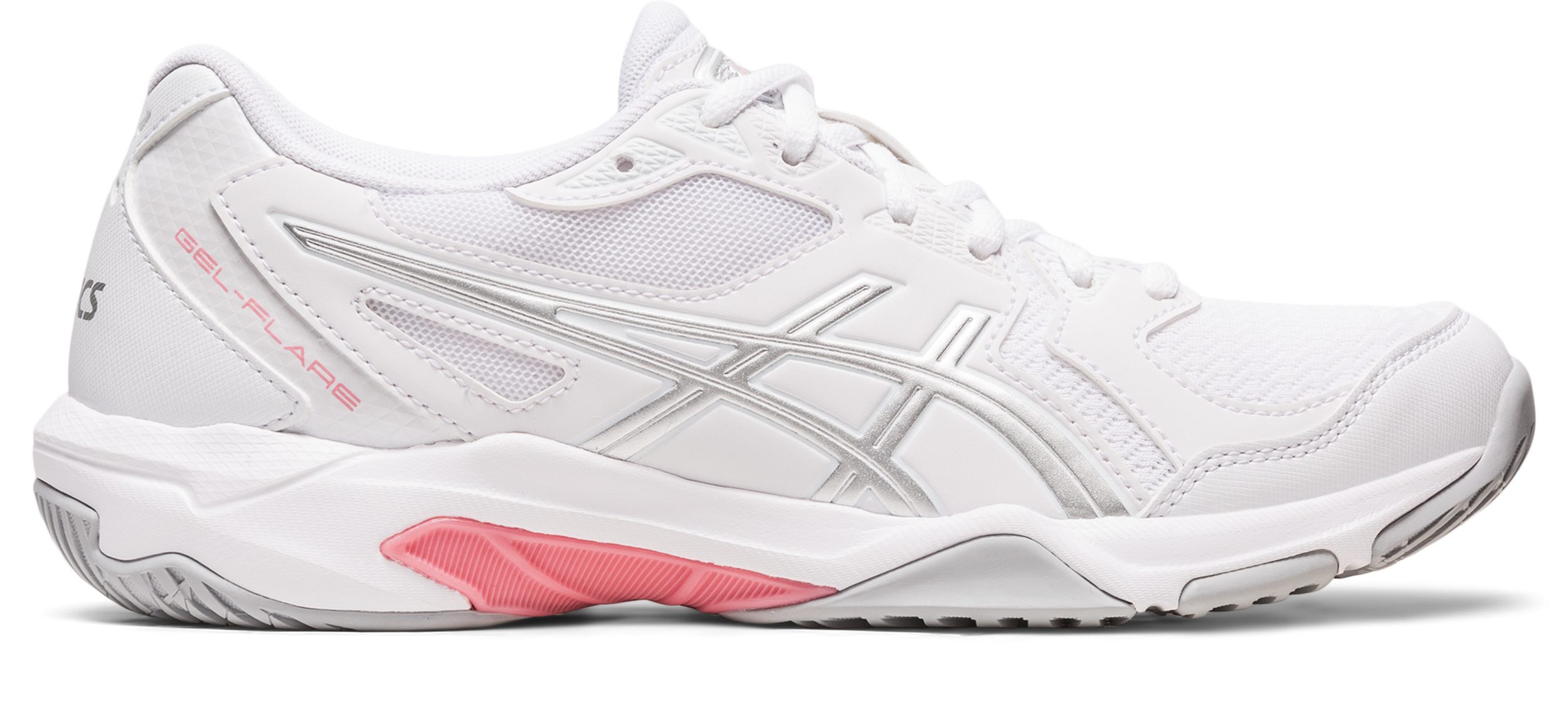 WHITE/PURE Hallenschuh SILVER Asics GEL-FLARE