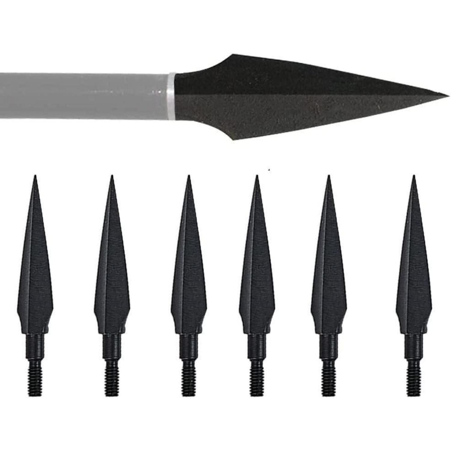 LuxusKollektion Compoundbogen 12er Pfeilspitzen Jagdspitzen Bogensport Metall Reinschrauben