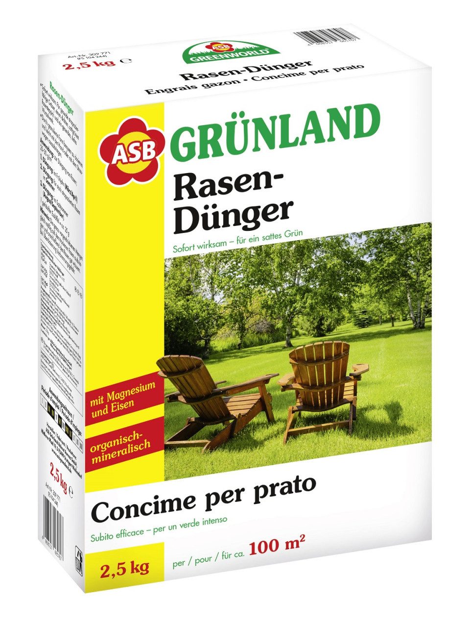 ASB Greenworld Rasendünger ASB Greenworld Spezial-Rasendünger 2,5 kg