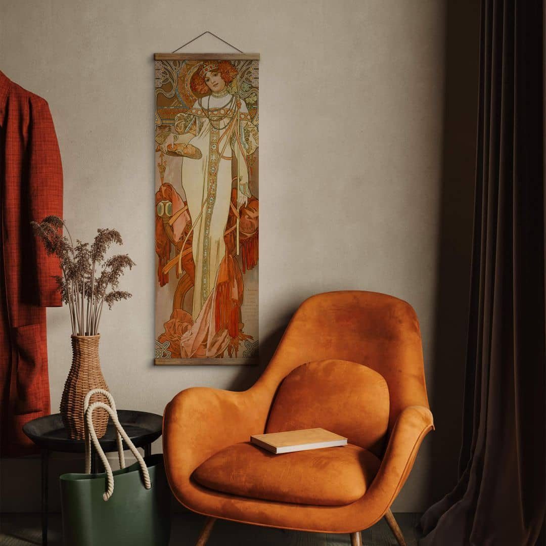 K&L Wall Art Leinwandbild Vintage Stoffbild günstig online kaufen