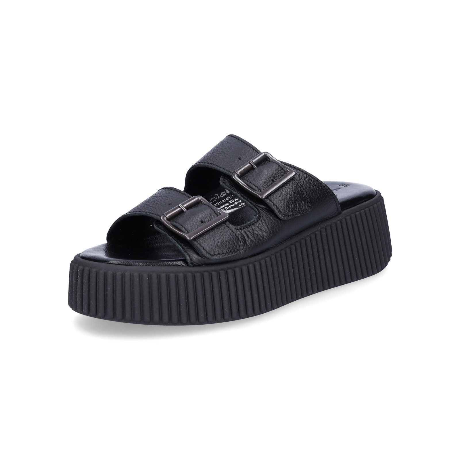 Tamaris Tamaris Damen Plateau Pantolette schwarz günstig online kaufen