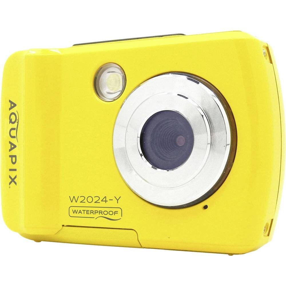 Aquapix W2024 "Splash" Yellow Unterwasserkamera Kompaktkamera (Unterwasserkamera)