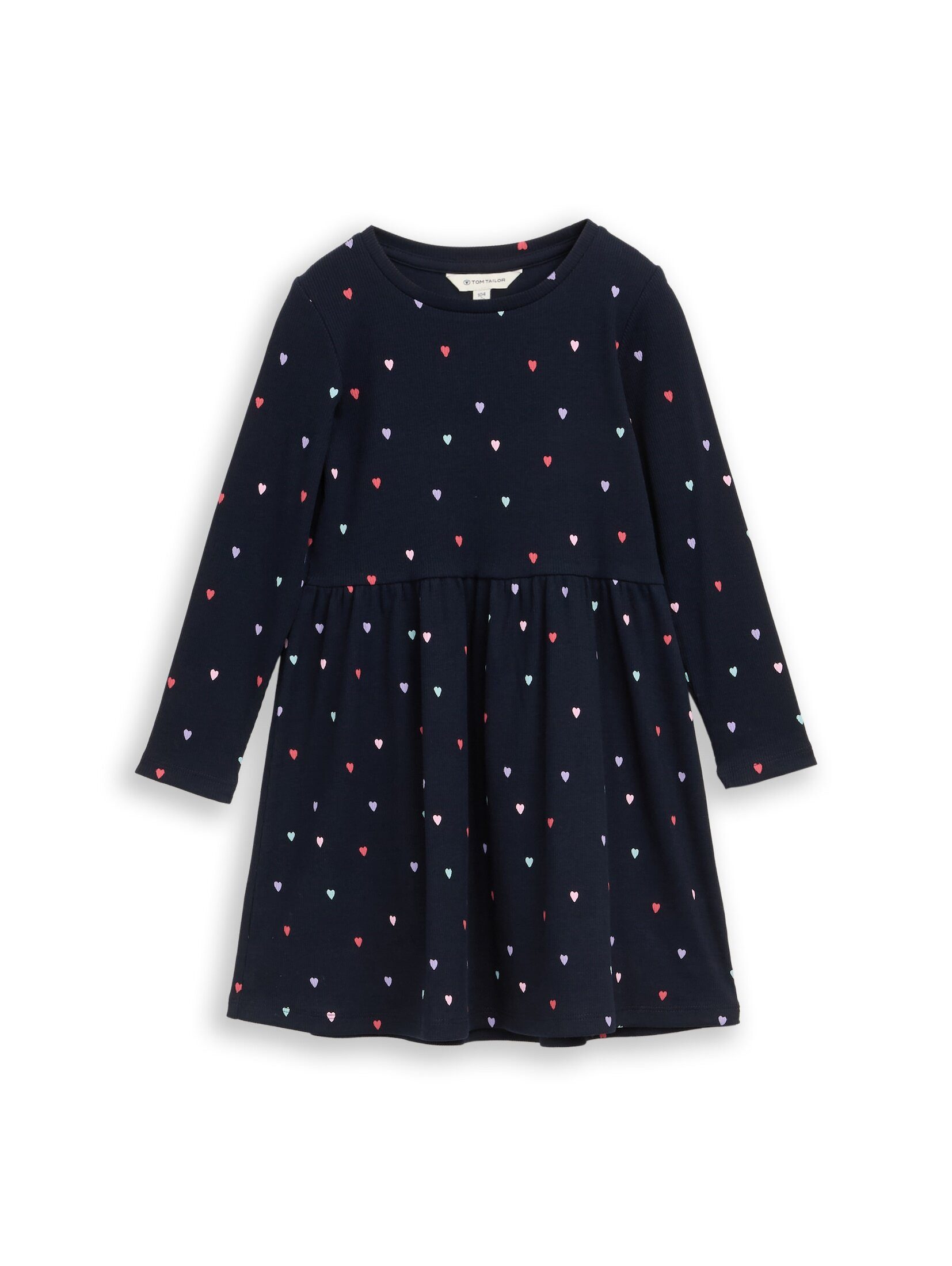 TOM TAILOR Sommerkleid Kleider & Jumpsuits Mini-Kleid mit Herz-Print