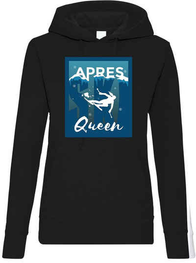 Youth Designz Kapuzenpullover Apres Ski Queen Damen Hoodie Пуловеры mit trendigem Frontprint