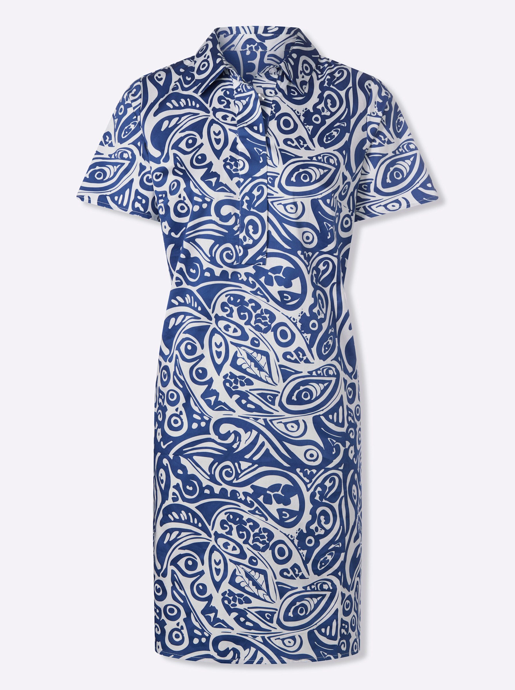 heine Etuikleid Druck-Kleid Kurzarm