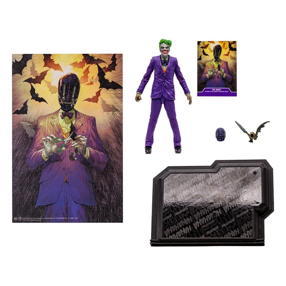 McFarlane Toys Actionfigur Batman & The Joker: The Deadly Duo DC Multiverse The Joker(Gold Label)