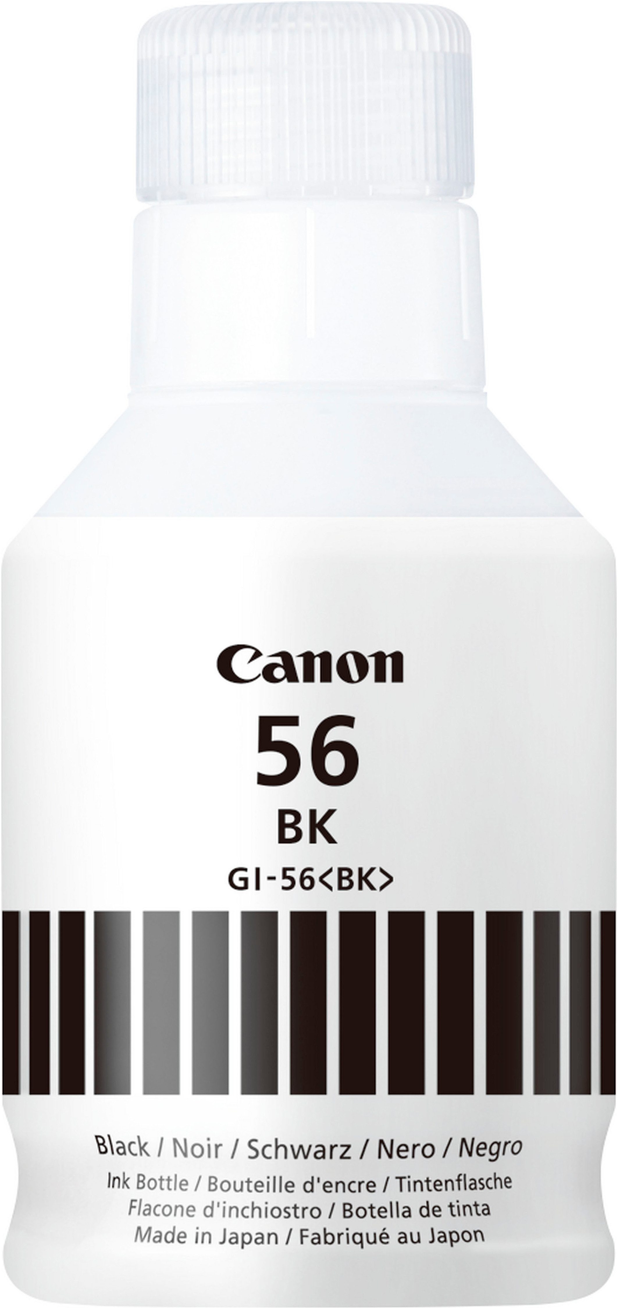 Canon GI-56BK Tintenflasche Nachfülltinte (für Canon, x, für ausgewählte Canon MegaTank Drucker)