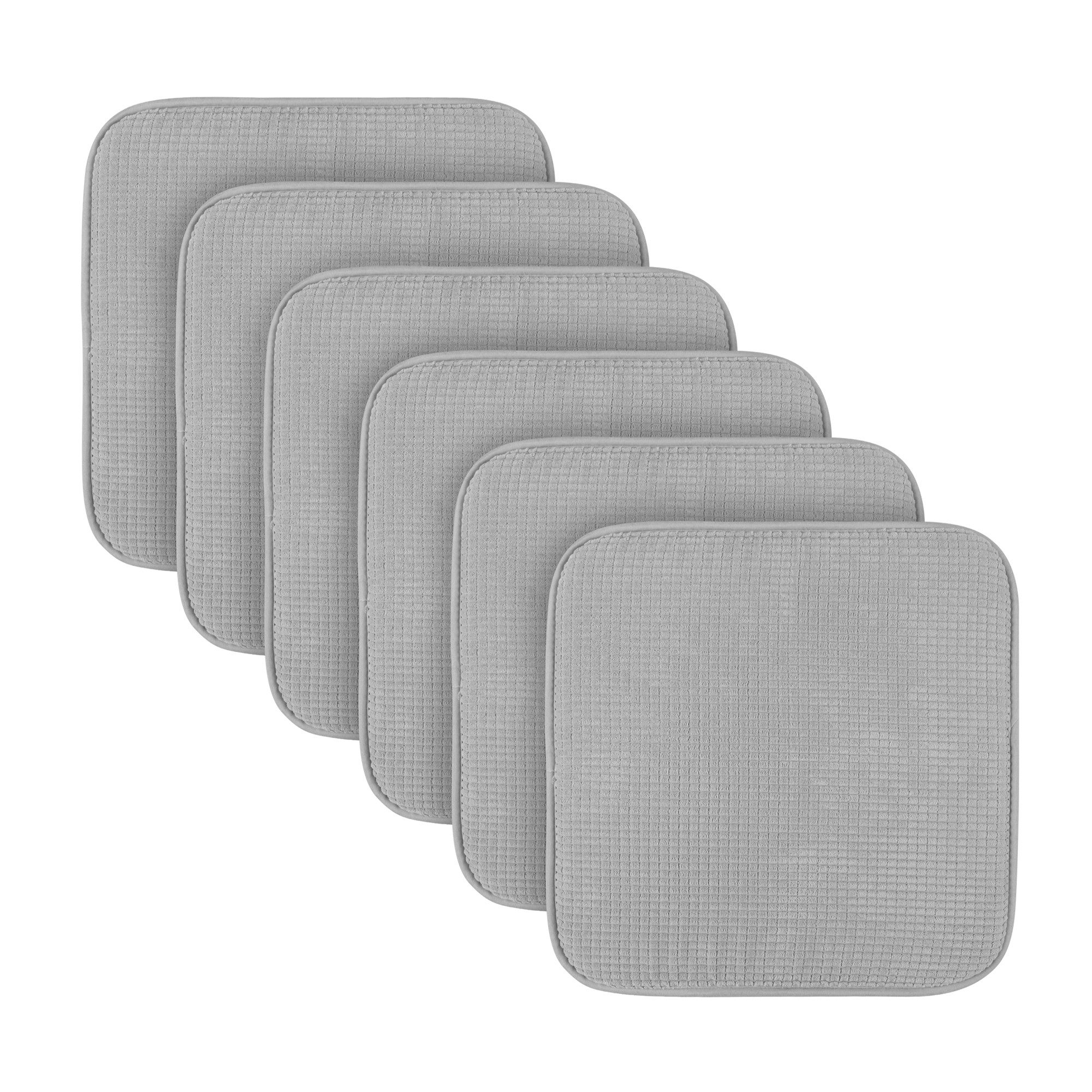 Bestlivings Stuhlkissen Struktur 38x38 cm, verschiedene Farben & Sets, Anti-Rutsch-Rückseite, angenehme Polsterung, für Indoor/Outdoor