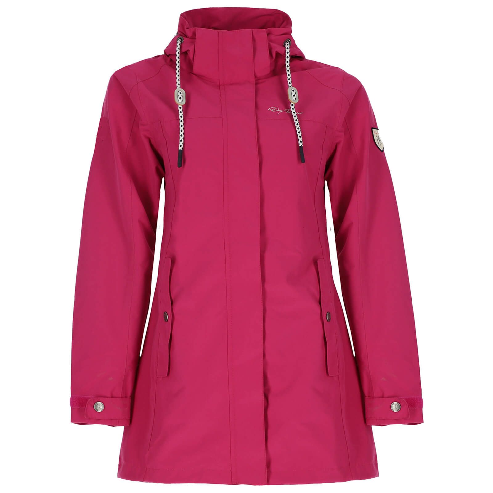 Dry Fashion Funktionsmantel Damen Funktionsjacke Leer mit abnehmbarer Kapuz günstig online kaufen