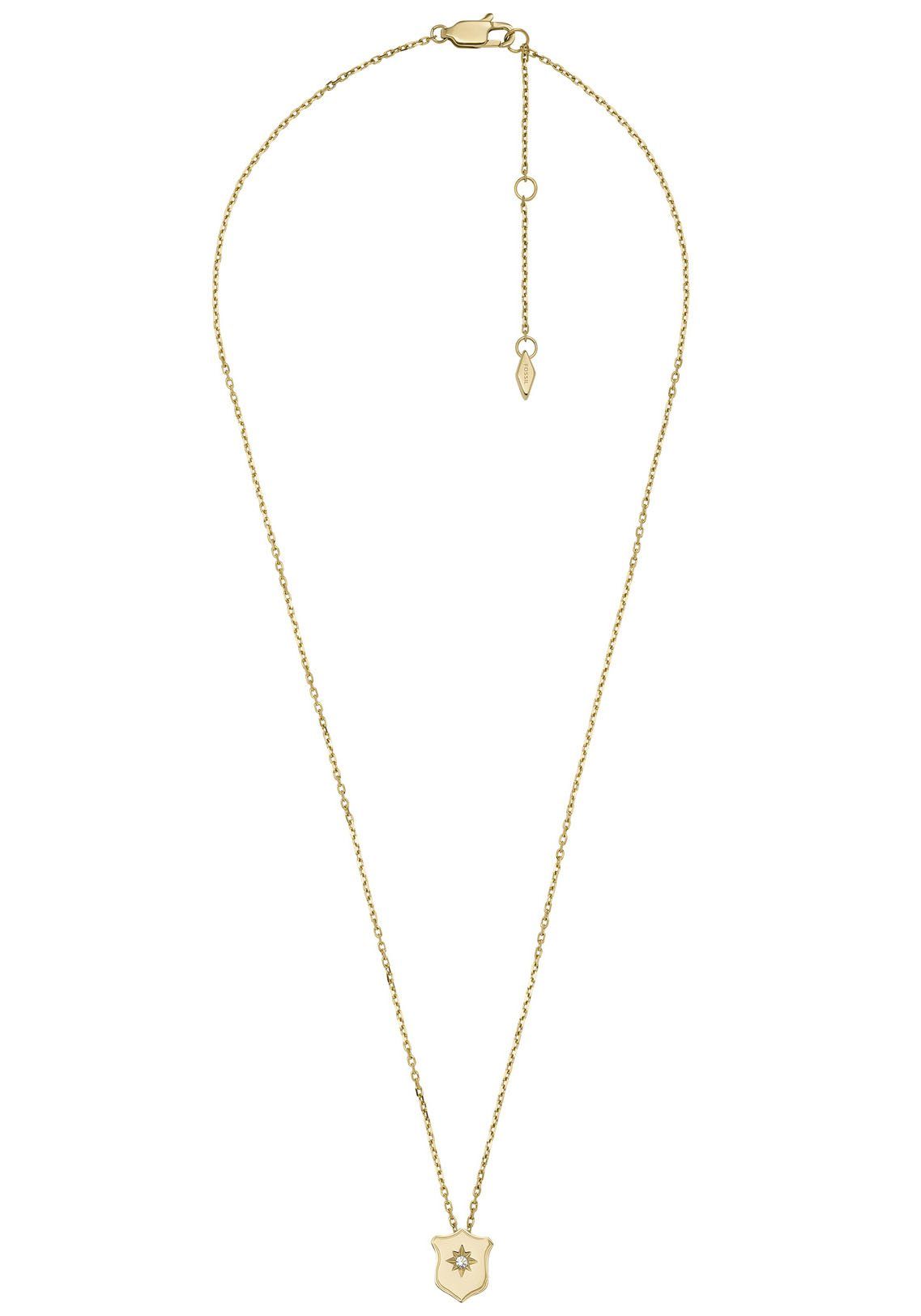 Fossil Kette mit Anhänger Wappen, HERIT...