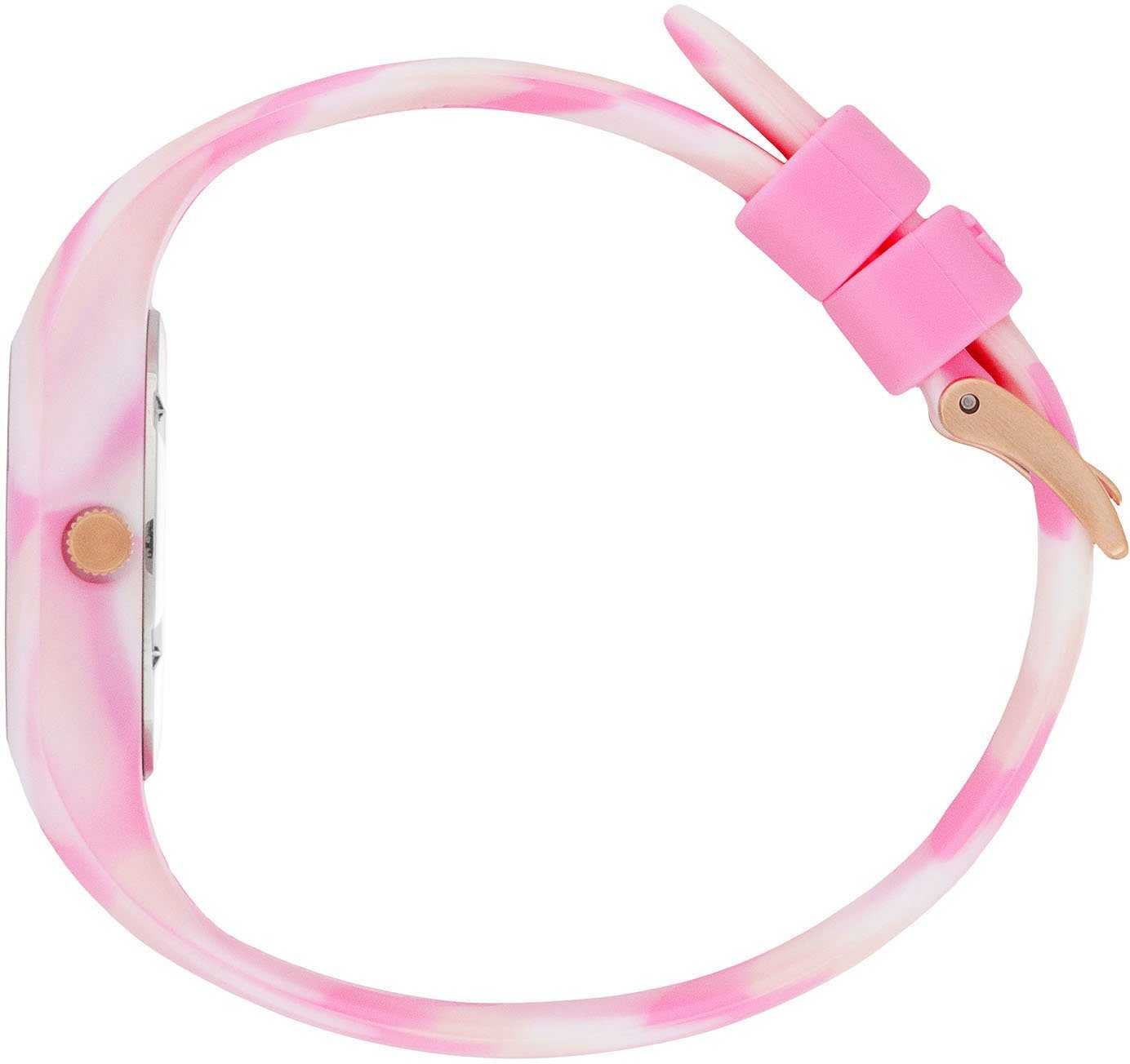 ice-watch Quarzuhr ICE tie and dye - Pink shades - Extra-Small - 3H,  021011, ideal auch als Geschenk