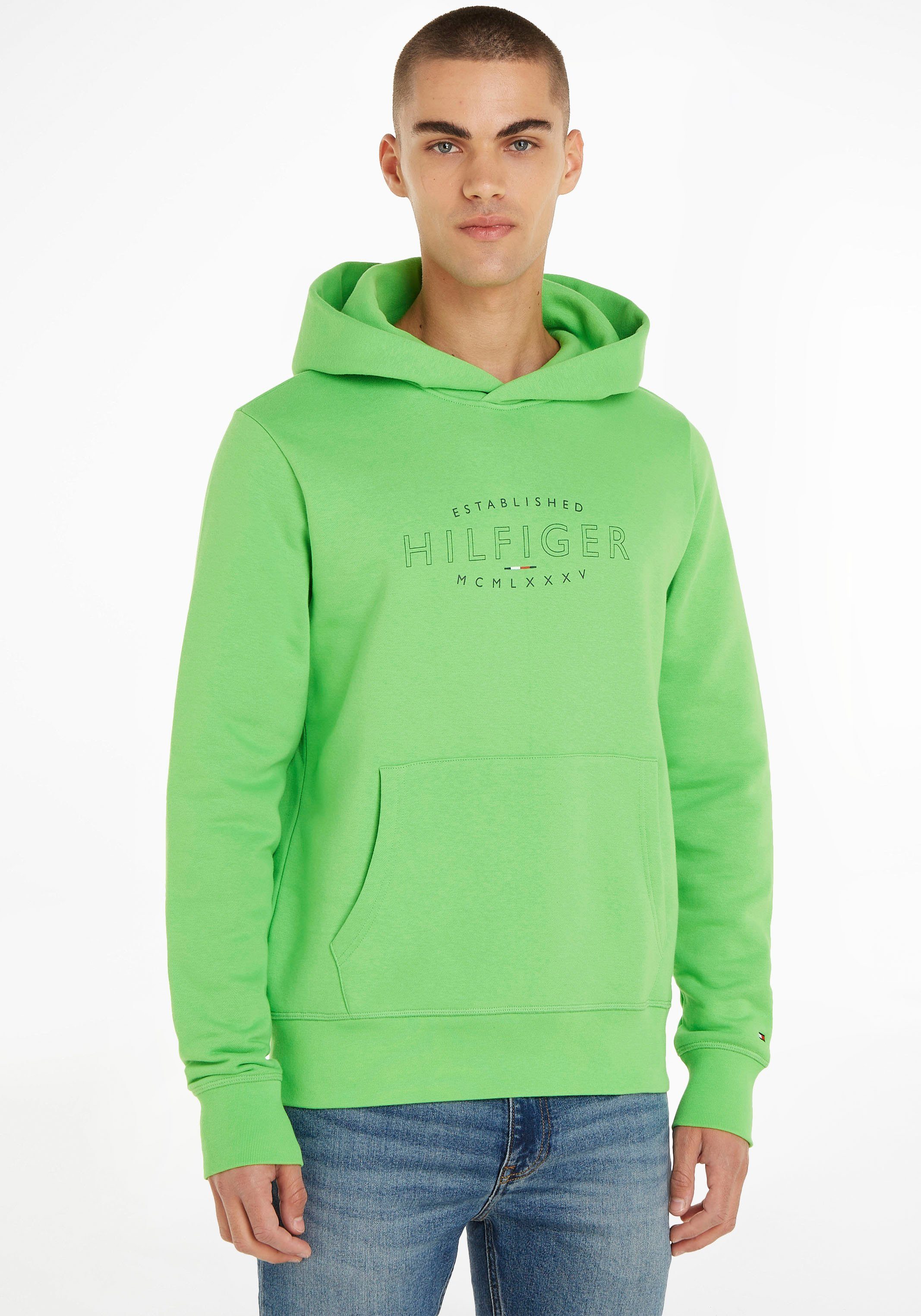 Tommy Hilfiger Kapuzensweatshirt HILFIGER CURVE LOGO HOODY