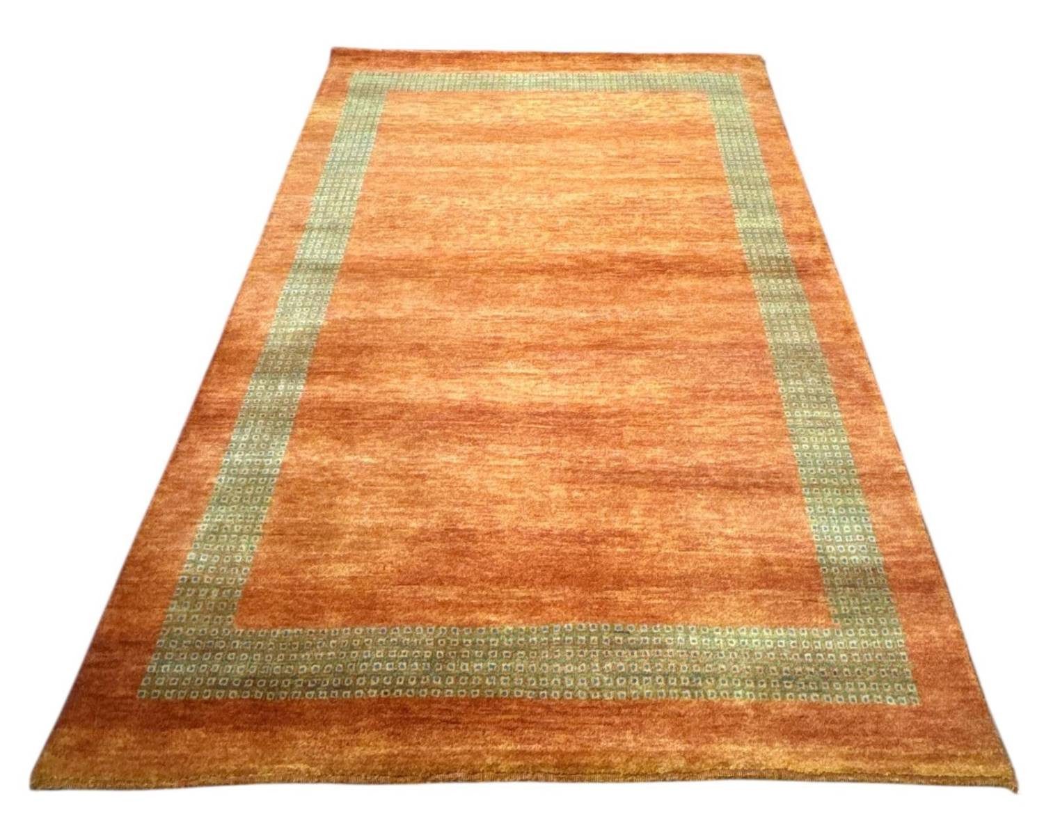 Rug Studios Teppich LORIBAFT TEPPICH HANDGEKNÜPFT, Rechteckig, Höhe: 18 mm, Wohnzimmer, 120 x 180 cm, Terra