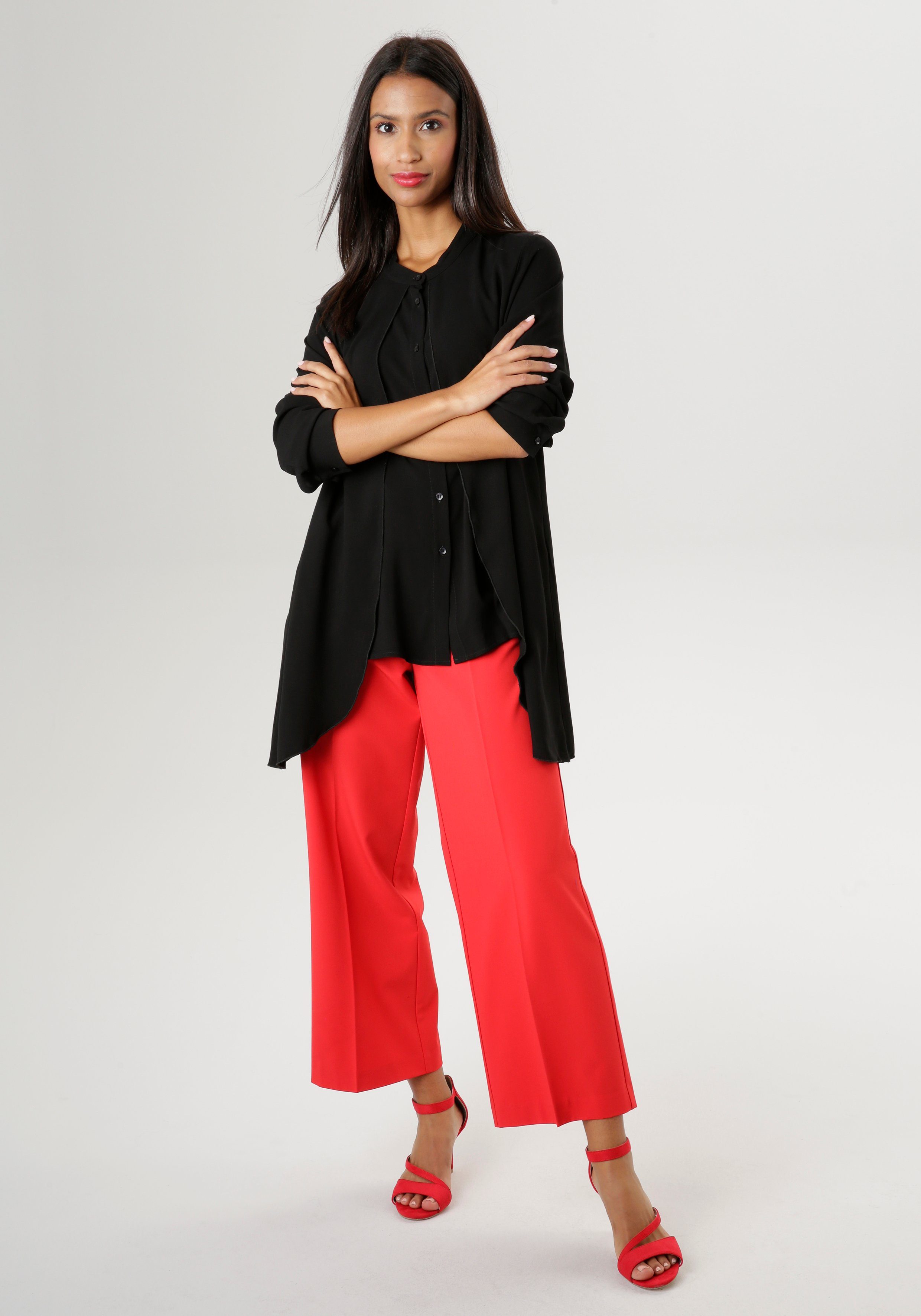 Aniston SELECTED Longbluse im Lagenlook