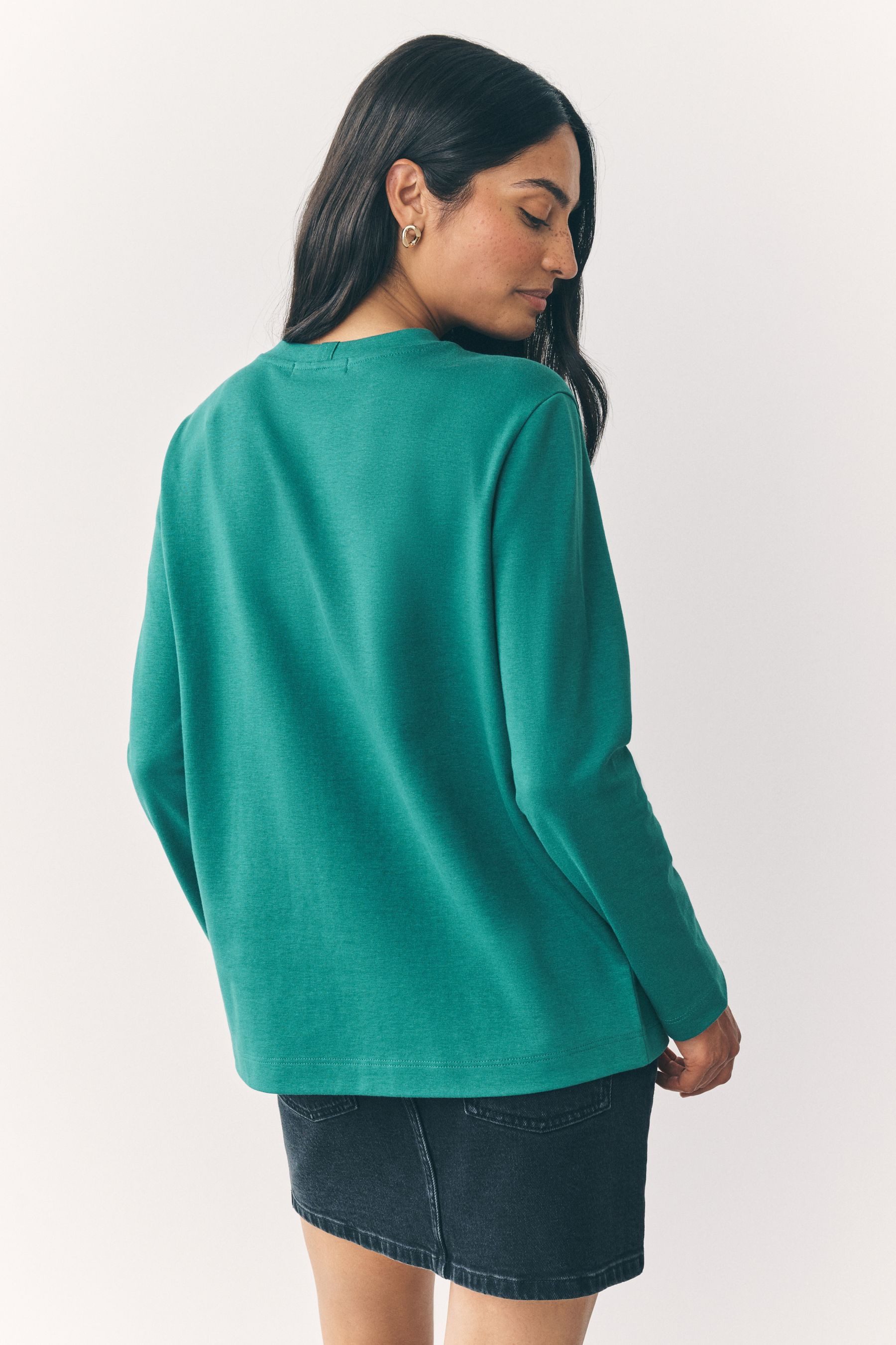 Next Langarmshirt Langarmshirt aus schwerem Stoff, Le Marais (1-tlg) günstig online kaufen