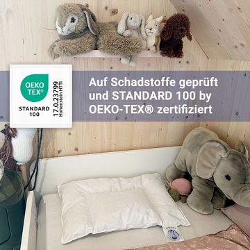 Kinderbettdecke, ZOLLNER, Füllung: 90% Daunen, 10% Federn, 80 x 80 cm, 100% Baumwolle, vom Hotelwäschespezialisten