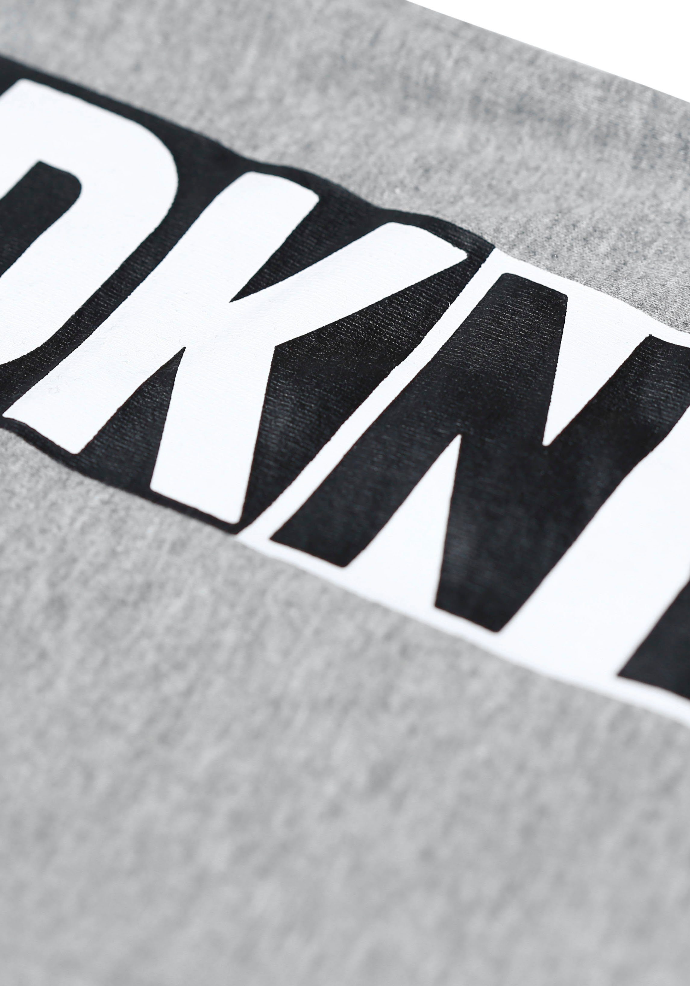 Loungepants elastischem grey Logo-Bündchen mit DKNY