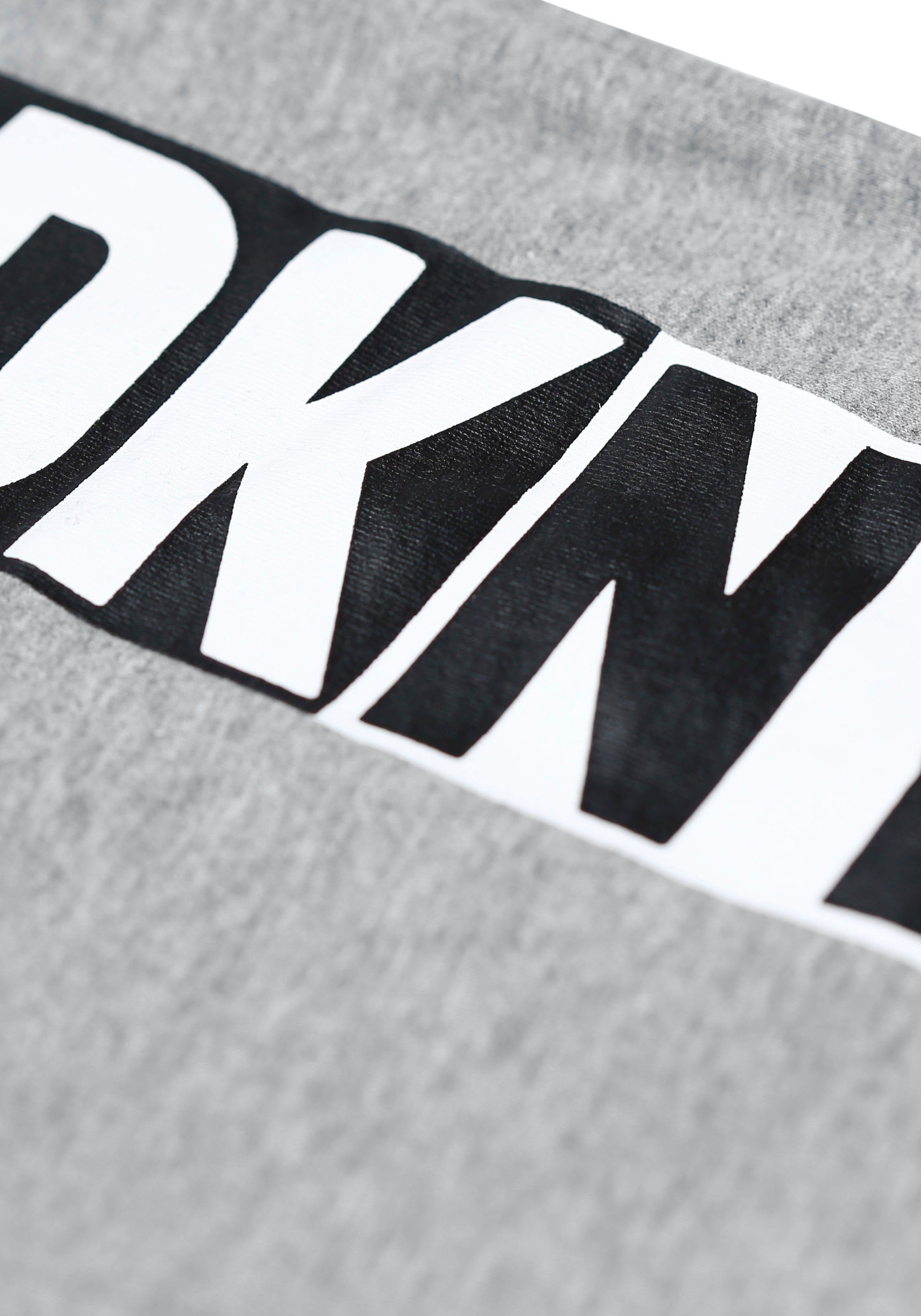 mit DKNY grey Logo-Bündchen elastischem Loungepants