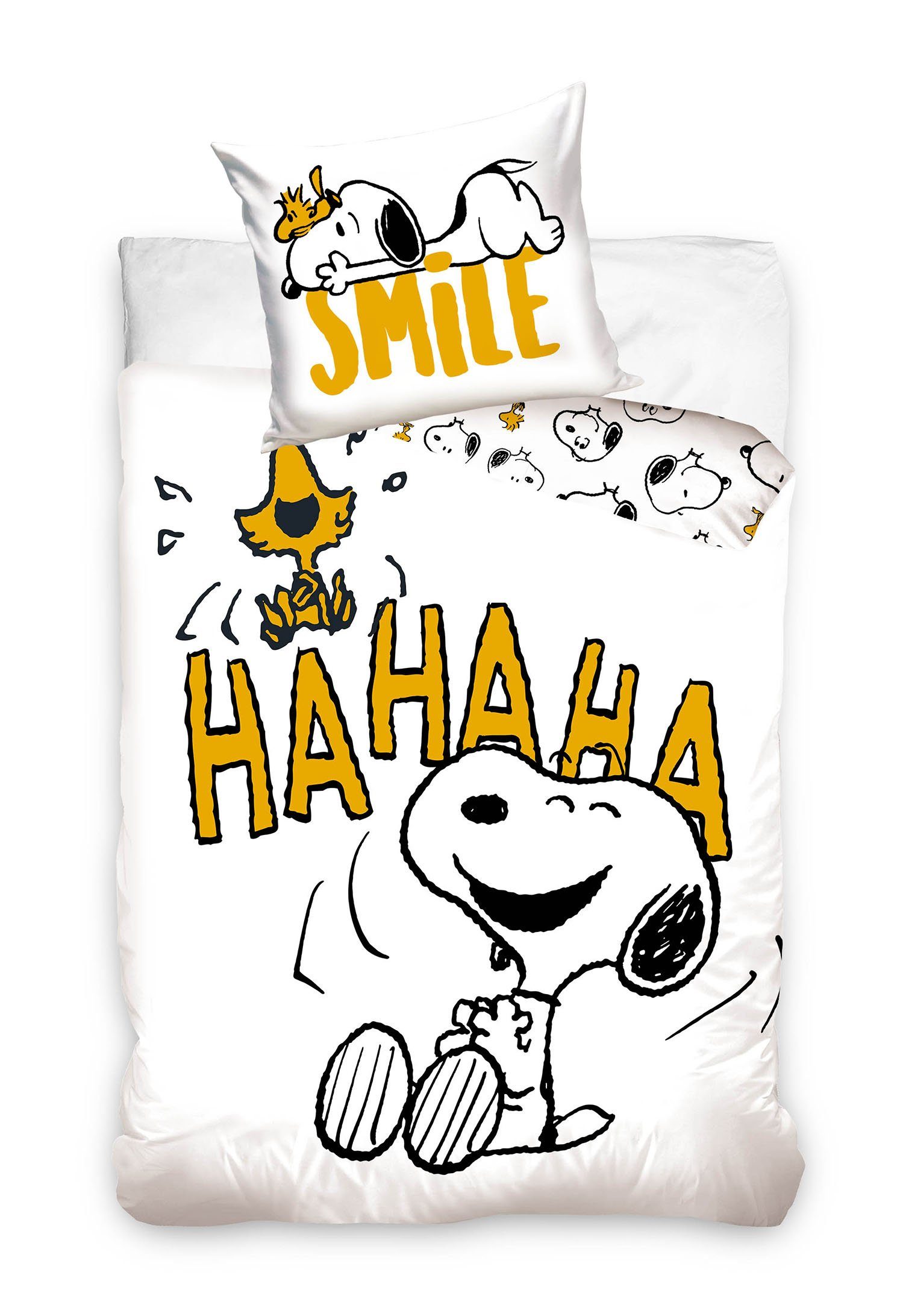 Lustiger Snoopy Peanuts Snoopy Tanz Bettwäsche