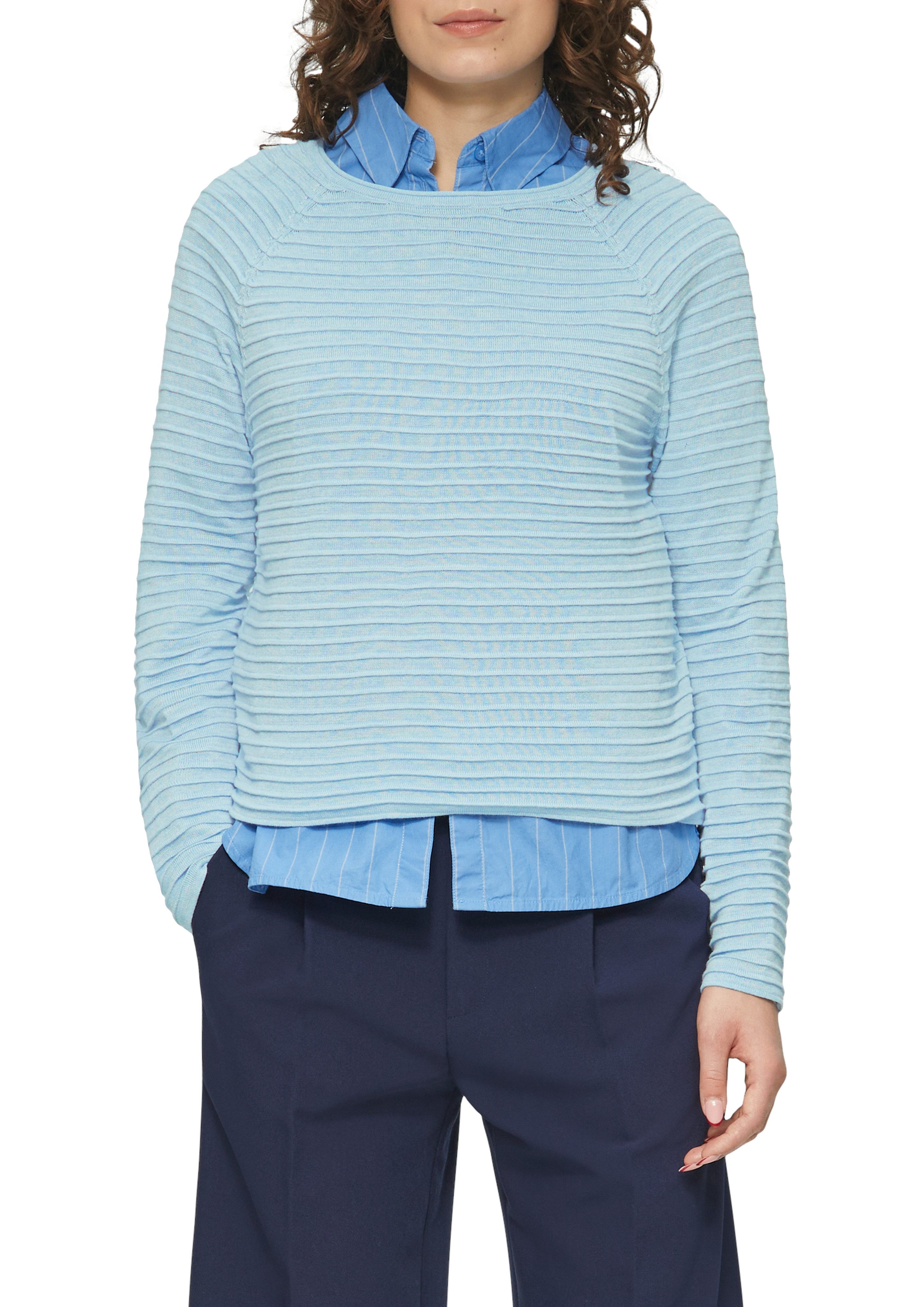 QS Strickpullover mit Strukturmuster günstig online kaufen