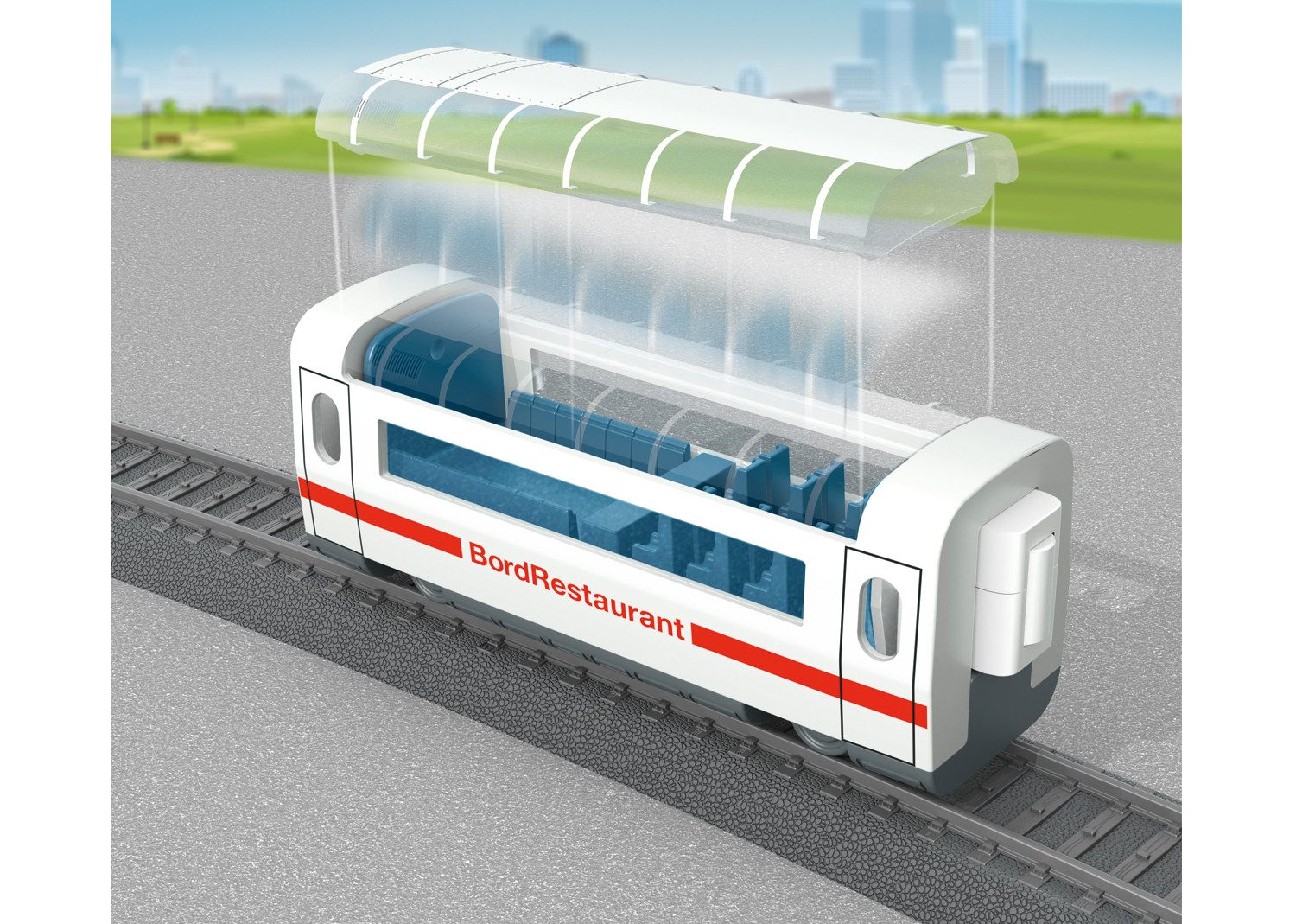 Märklin Personenwagen Märklin my world - Personenwagen "Bord Restaurant" - 44124, Spur H0