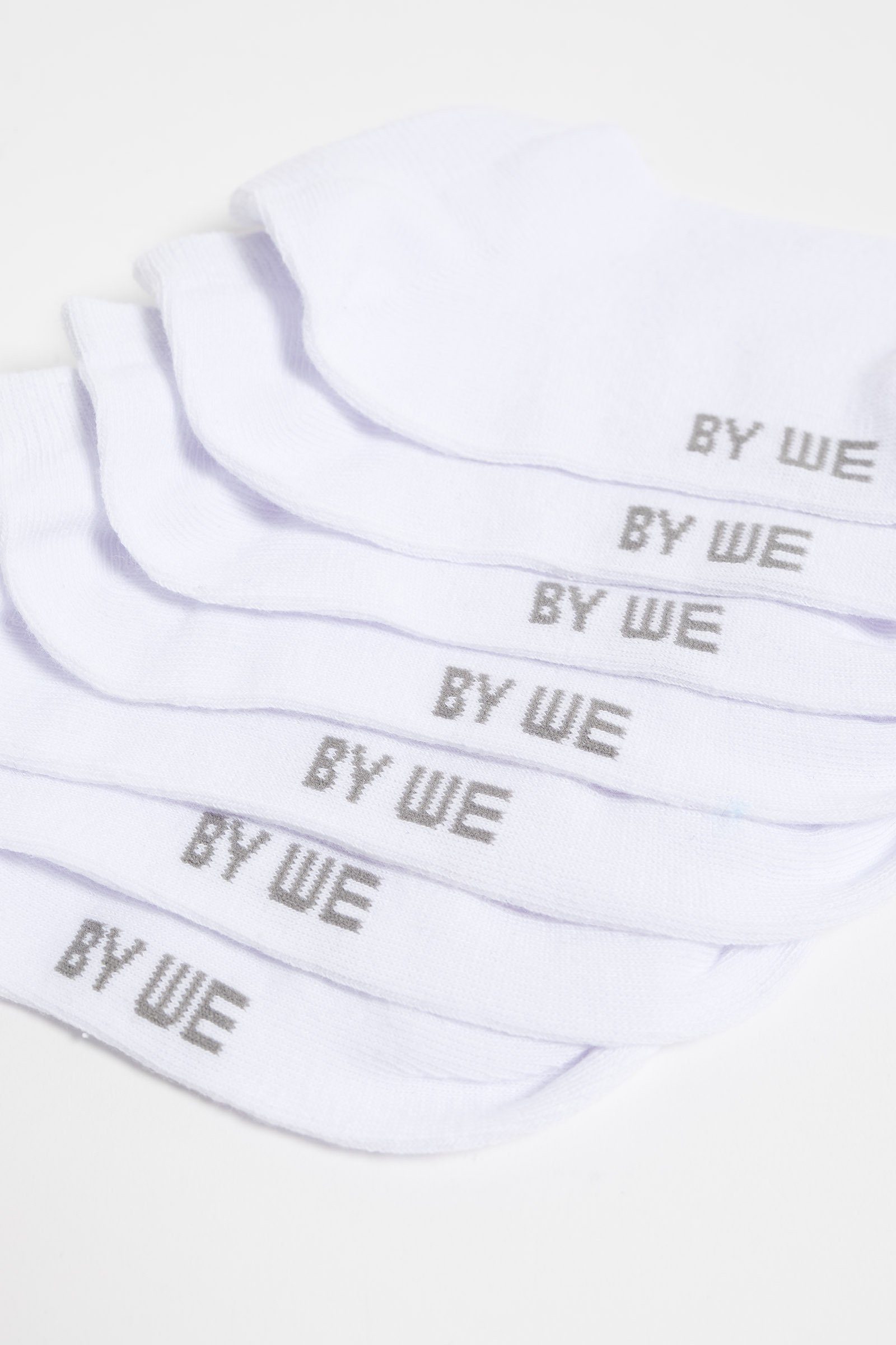 WE Fashion Socken (7-Paar) Weiß
