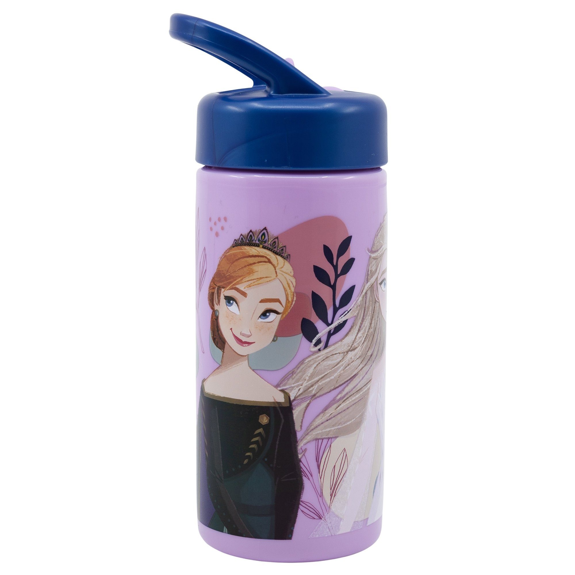 Kinderflasche Olaf 410 Trinkkappe Trinkflasche Disney & - & Journey, Anna Elsa, the mit frei BPA Trust ml Frozen Griff