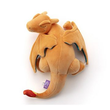 Pokémon Center Kuscheltier Schlafender Glurak Plüschtier Sleeping Charizard Plushie Takara Tomy