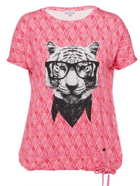 MONACO blue WEEKEND T-Shirt Druckbluse figurumspielend mit Tiger-Motiv