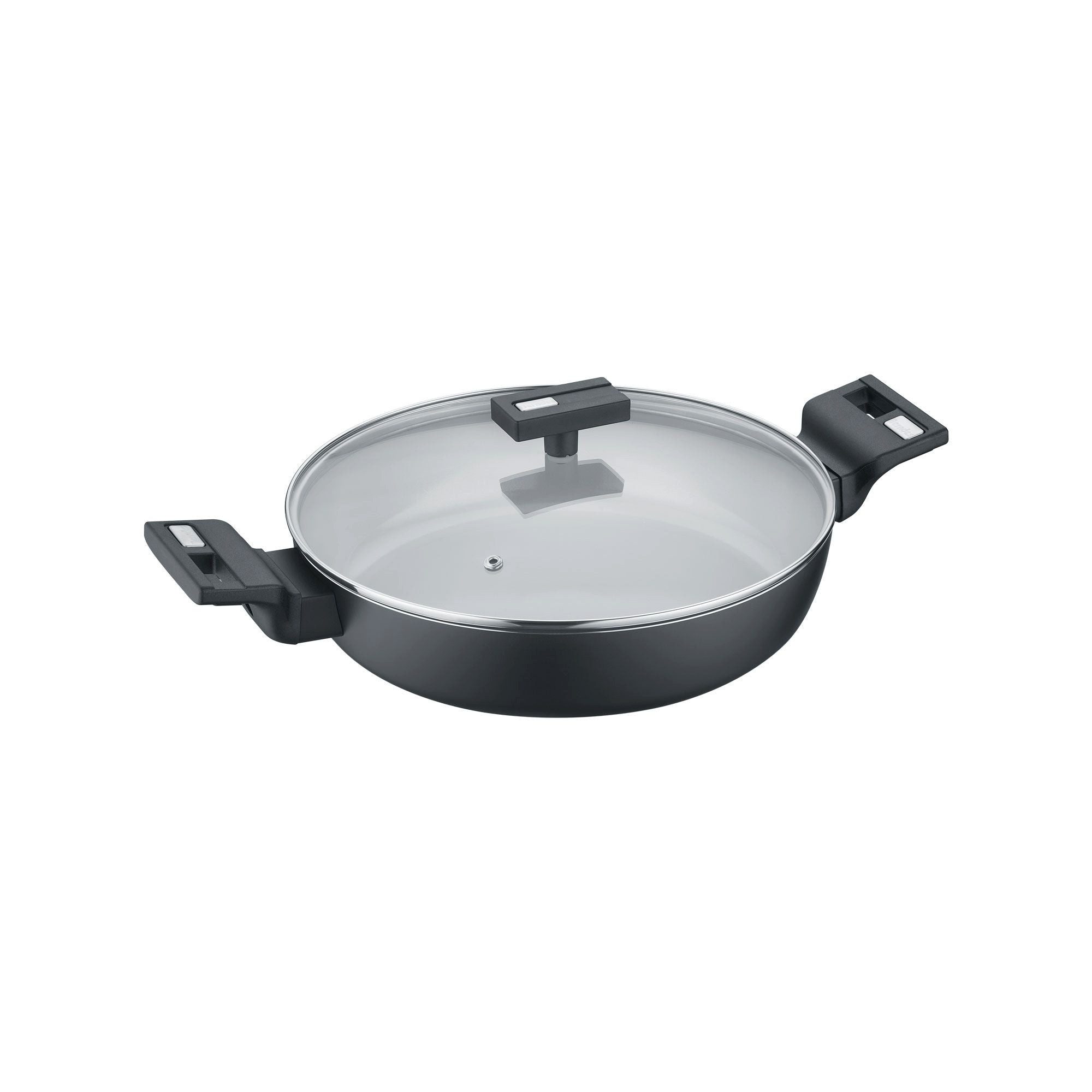 Berndes Servierpfanne b.clever 24 oder 28cm (mit Deckel), Aluminium, recycelt aus Dosen