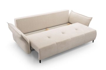 MOEBLO Sofa Nekko, mit Schlaffunktion, mit Bettkasten Couch Polstermöbel Sitzmöbel Wohnzimmermöbel 3-Sitzer-Sofa Stoffsofa, mit Relaxfunktion, (BxHxT):264x90x100 cm