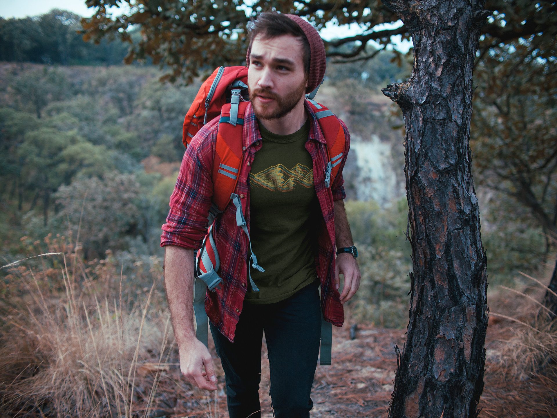 Baddery Print-Shirt Wander Shirt: "Alpen" - günstig online kaufen