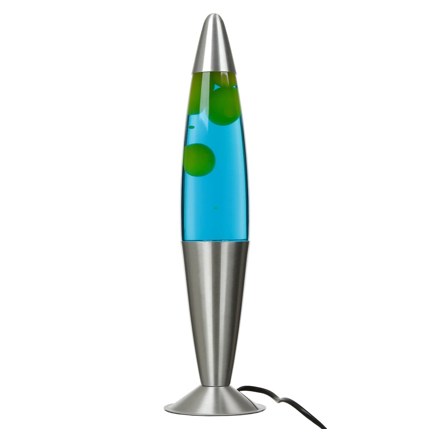 Licht-Erlebnisse Lavalampe JENNY, Warmweiß, Tischlampe Blau Gelb Retro inkl günstig online kaufen