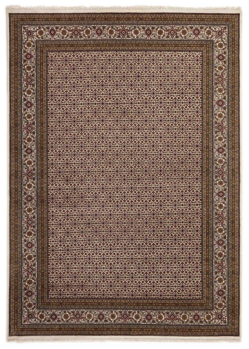 Orientteppich Indo Täbriz 249x348 Handgeknüpfter Orientteppich, Nain Trading, rechteckig, Höhe: 12 mm